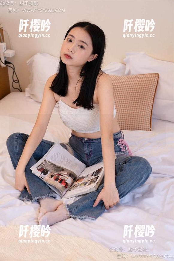 甜予摄影-齐齐 甜予摄影 - 齐齐的短白棉袜:白得让人心动,高清作品集等你来欣赏!