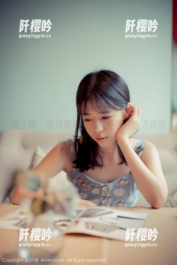 秀人网-言沫 秀人网 - 言沫黑白写真:在黑与白之间忆青春