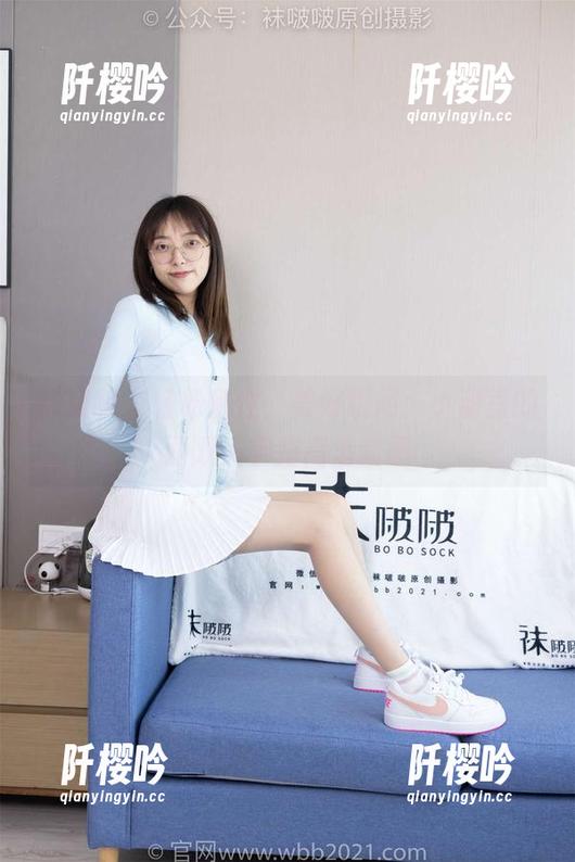 袜啵啵-小甜豆 袜啵啵 - 轻松随性,美好瞬间:小甜豆的两双人字拖高清套图