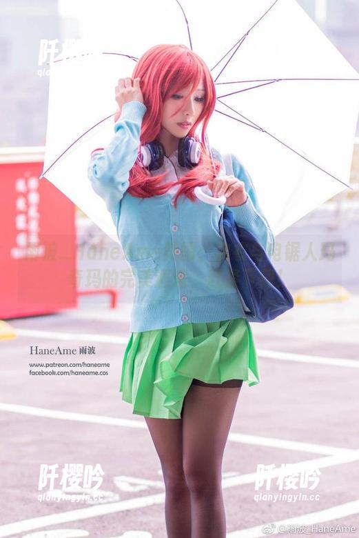 雨波_HaneAme美图：内衣与电锯人玛奇玛的完美邂逅，赶紧下载！
