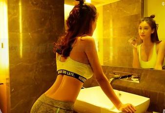 青豆客 – 私拍运动新风潮，莫晓茜sunny的图包让你在健身房也能乐！